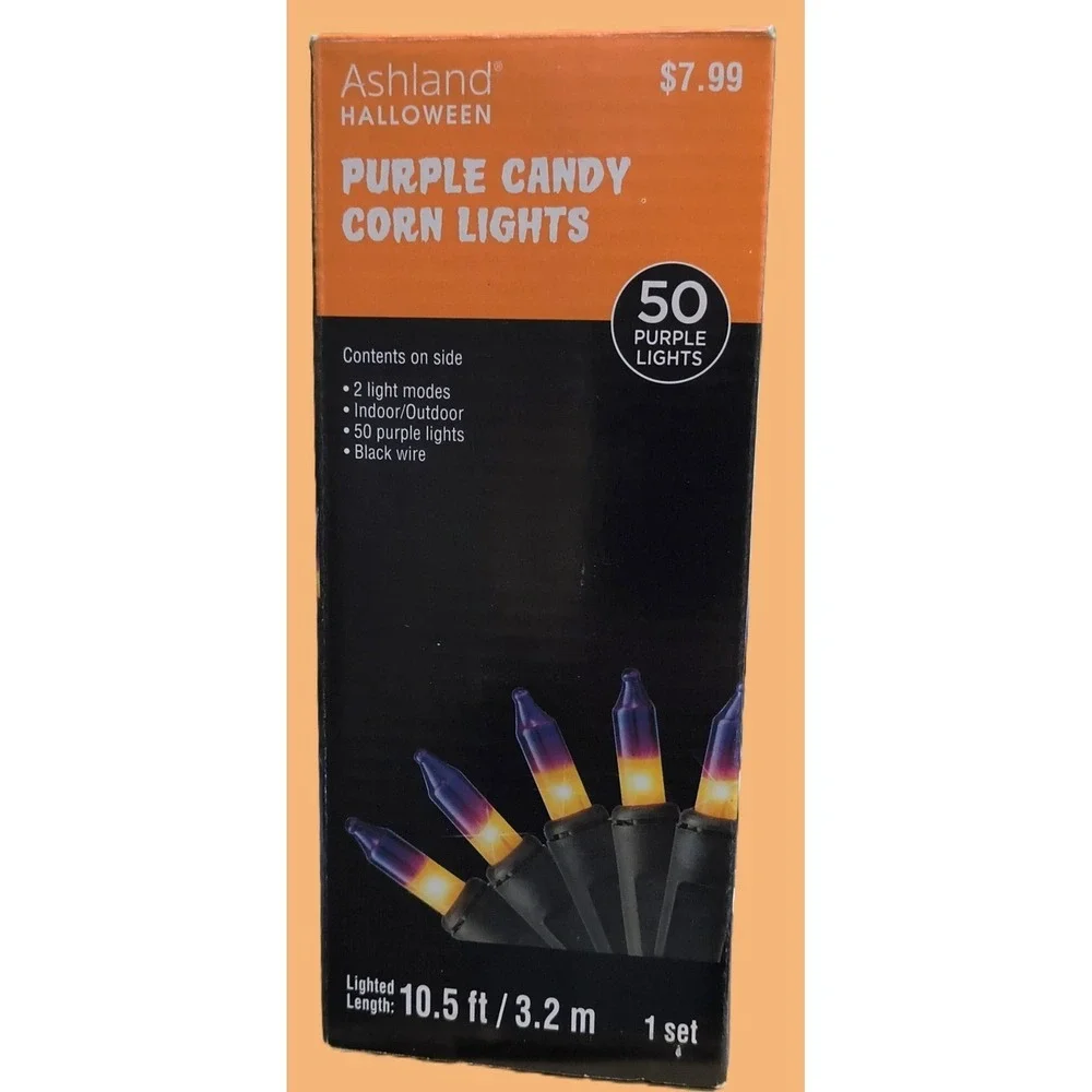 Halloween Orange Lights 50 Count 3‎ Box Lot 150 Lights Celebrate